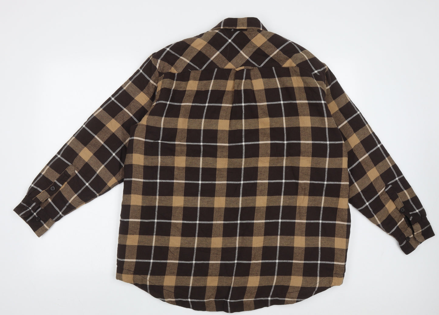 Weekday Mens Brown Check  Jacket  Size XS  Button
