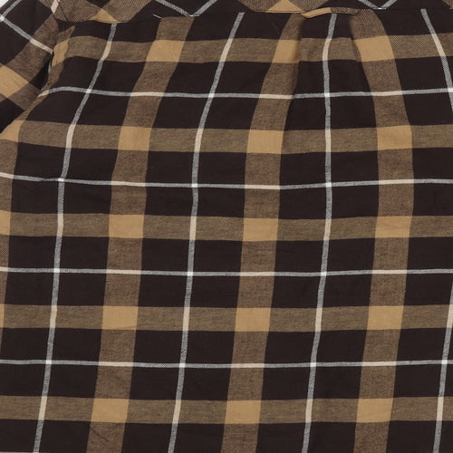 Weekday Mens Brown Check  Jacket  Size XS  Button