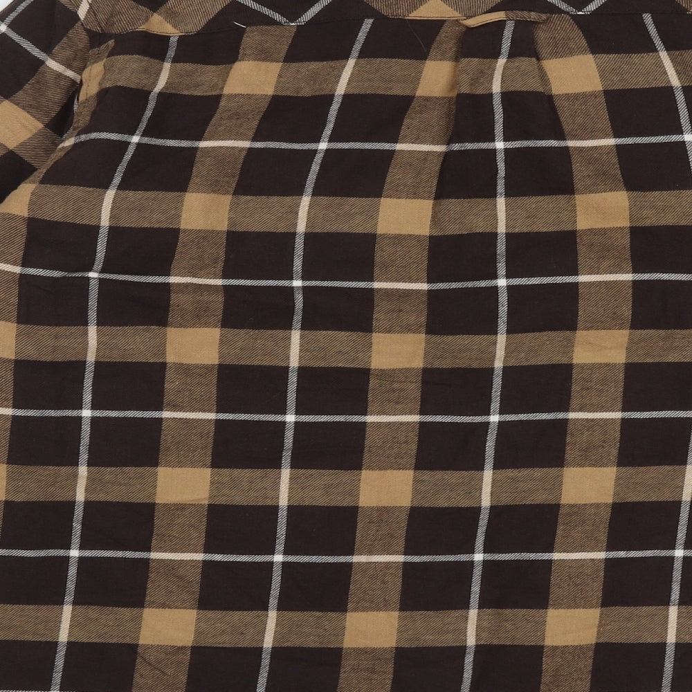Weekday Mens Brown Check  Jacket  Size XS  Button
