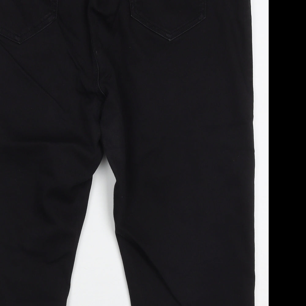 George Womens Black  Cotton Cropped Jeans Size 20 L20 in Regular