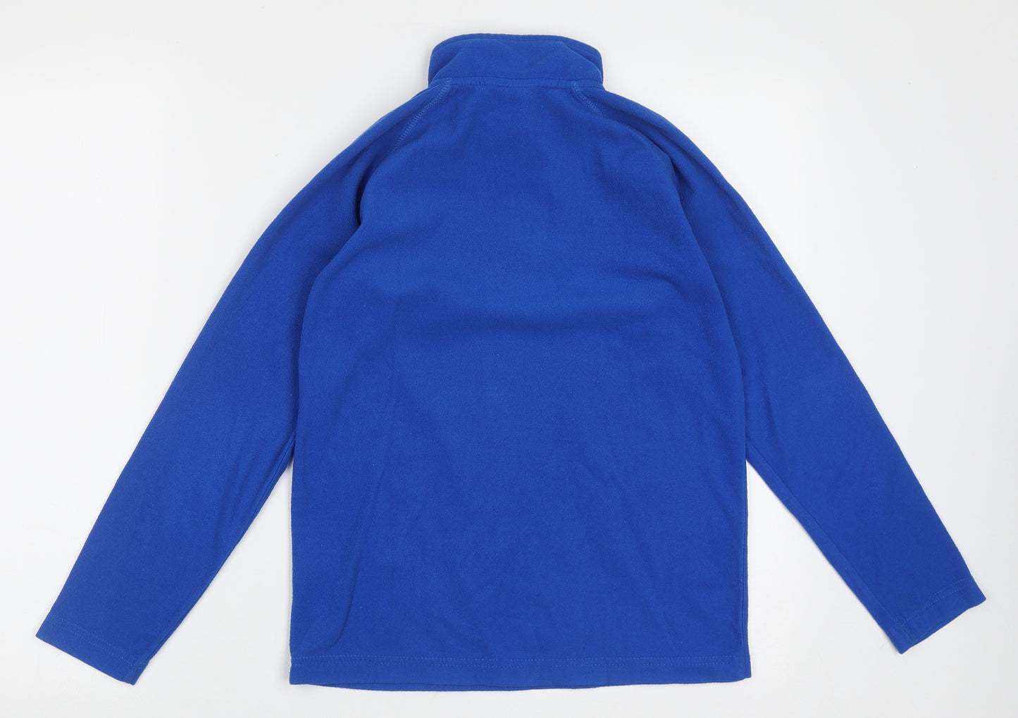 Craghoppers Boys Blue High Neck  Polyester Pullover Jumper Size 11-12 Years  Zip