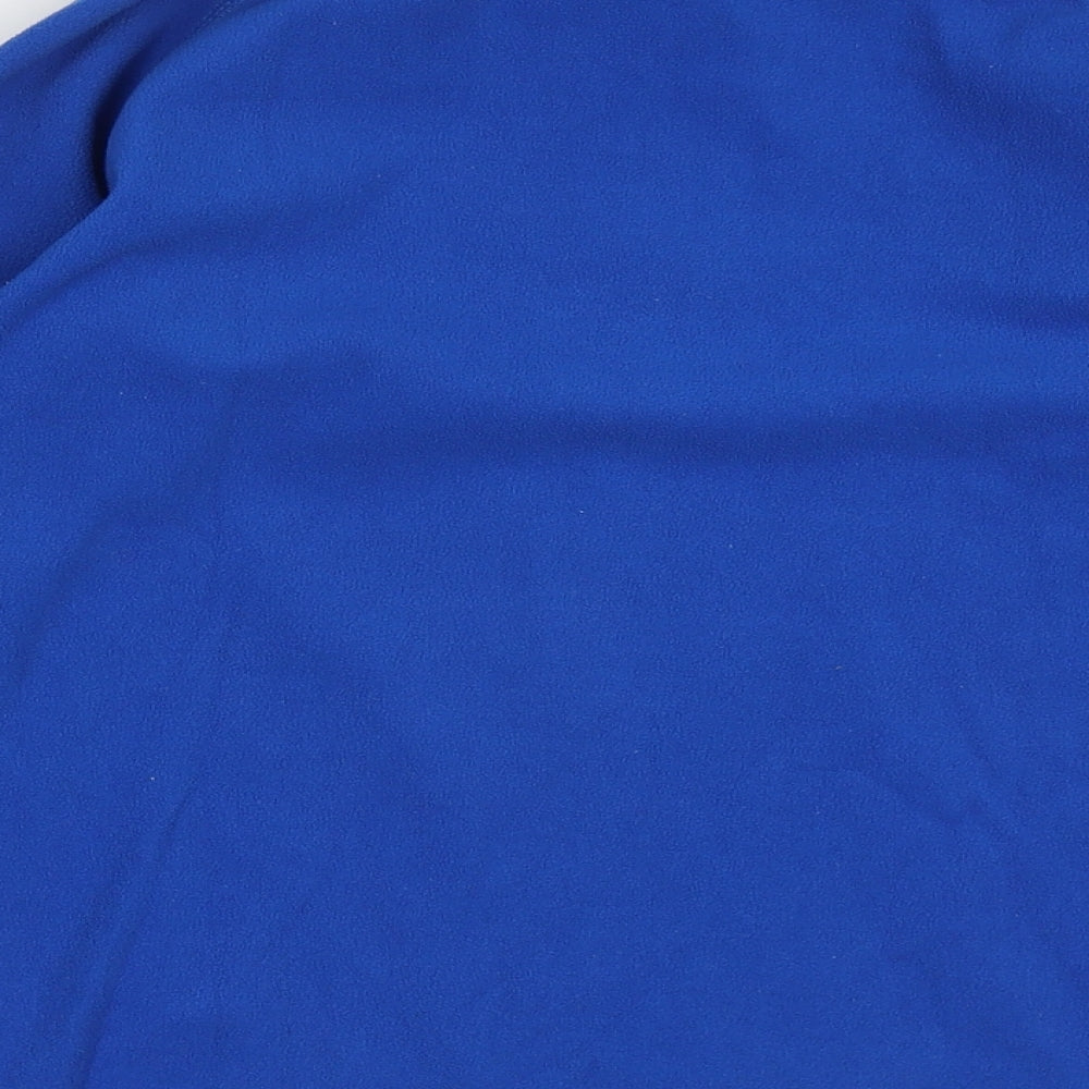 Craghoppers Boys Blue High Neck  Polyester Pullover Jumper Size 11-12 Years  Zip