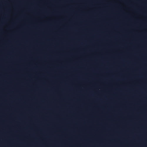 H&M Boys Blue  Cotton Basic Casual Size 8-9 Years Crew Neck Pullover