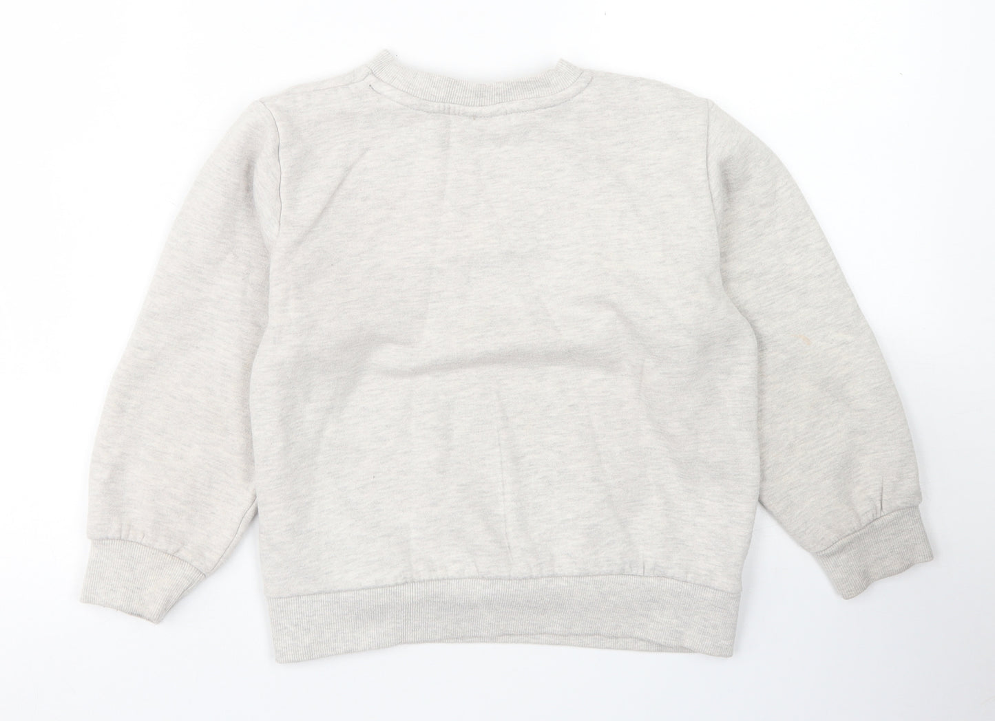 McKenzie Boys Beige Colourblock Cotton Pullover Sweatshirt Size 7-8 Years