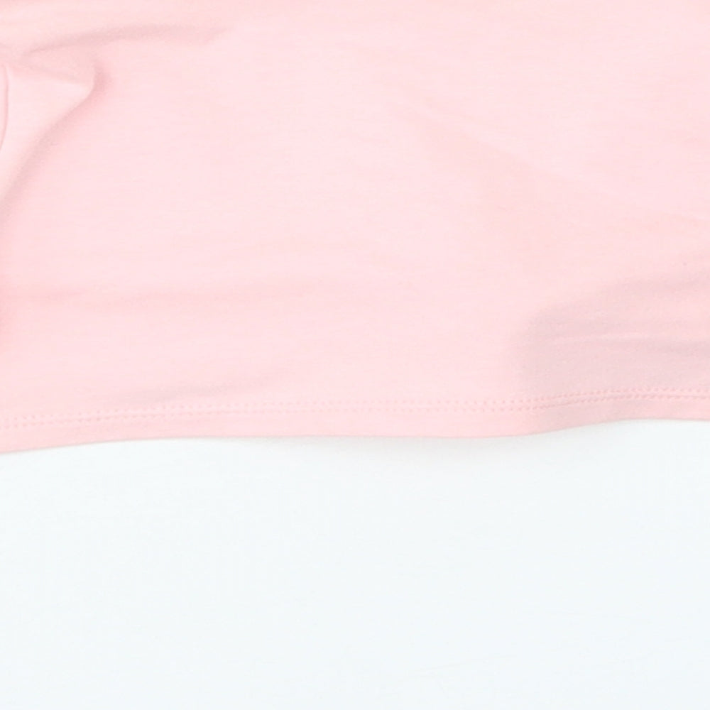 Jacques Morét Girls Pink V-Neck  Cotton Cardigan Jumper Size 4-5 Years  Tie - Ballet