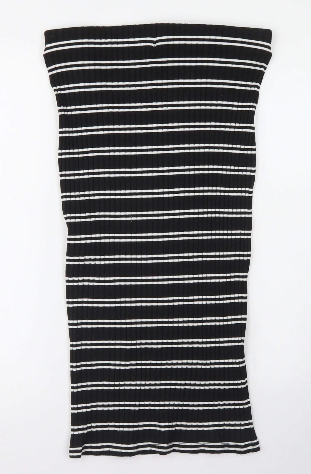 Atmosphere Womens Black Striped Polyester Straight & Pencil Skirt Size 14