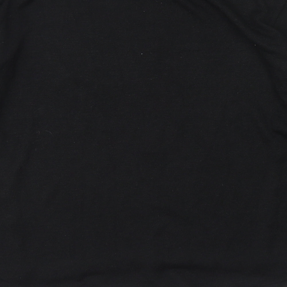 H&M Girls Black  Polyester Basic T-Shirt Size 15 Years Round Neck  - Mickey Mouse