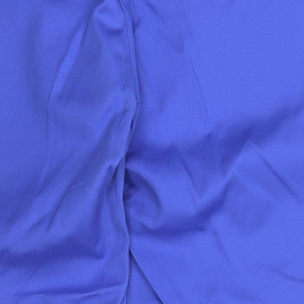 NEXT Womens Blue  Cotton Trousers  Size 18 L26 in Regular Hook & Eye