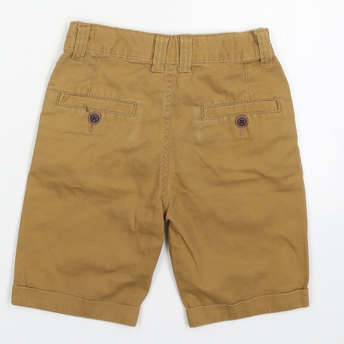 George Boys Brown  Cotton Bermuda Shorts Size 6-7 Years  Regular