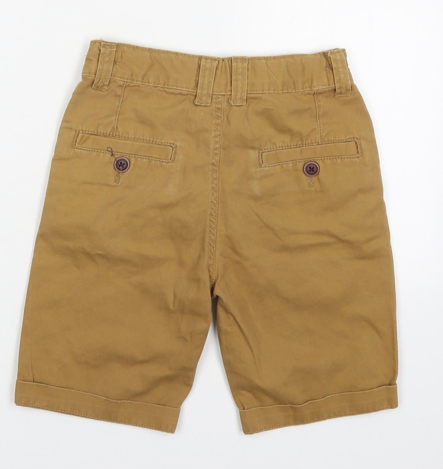 George Boys Brown  Cotton Bermuda Shorts Size 6-7 Years  Regular