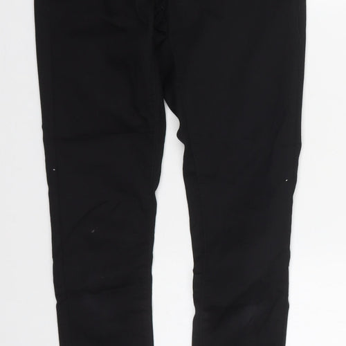 Topshop Womens Black  Cotton Skinny Jeans Size 26 in L29 in Regular Button