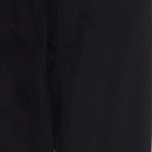 Topshop Womens Black  Cotton Skinny Jeans Size 26 in L29 in Regular Button