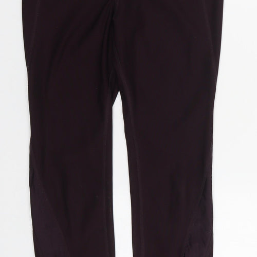 H&M Womens Purple  Polyester Compression Leggings Size S L27 in Regular