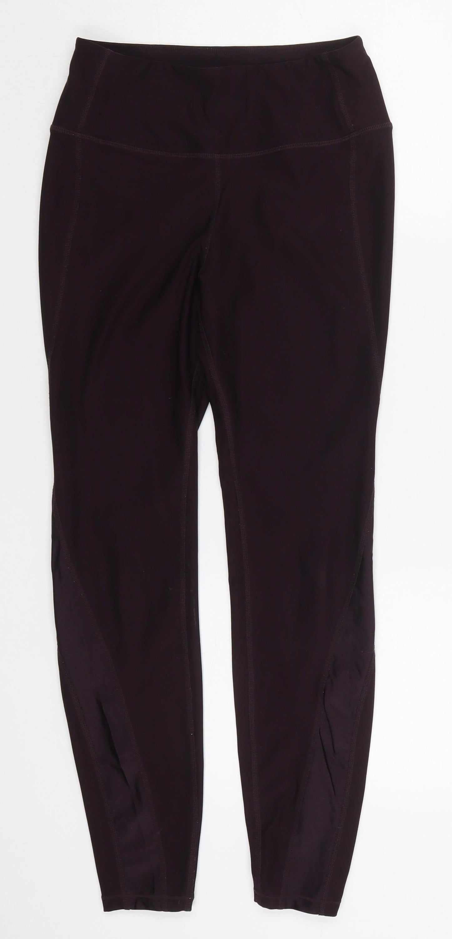 H&M Womens Purple  Polyester Compression Leggings Size S L27 in Regular