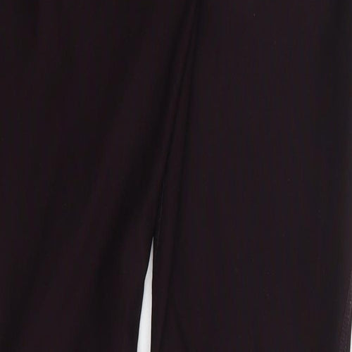 H&M Womens Purple  Polyester Compression Leggings Size S L27 in Regular
