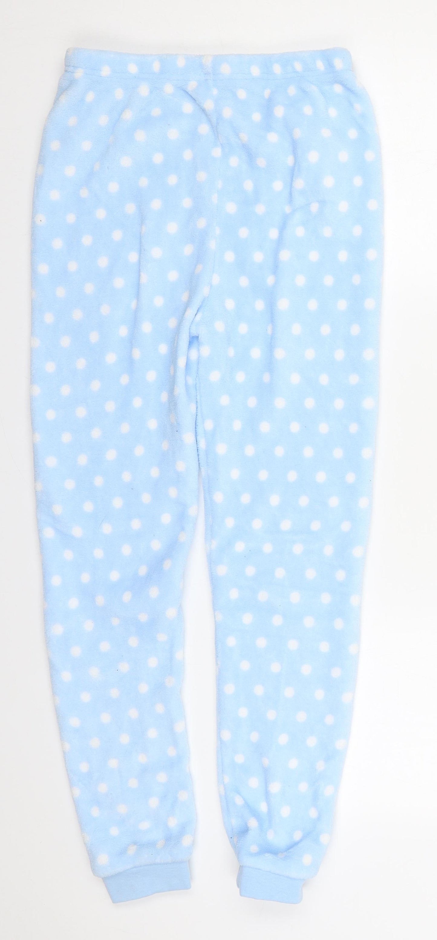 Primark Girls Blue Polka Dot Polyester Sweatpants Trousers Size 12-13 Years  Regular  - Pyjama Pants