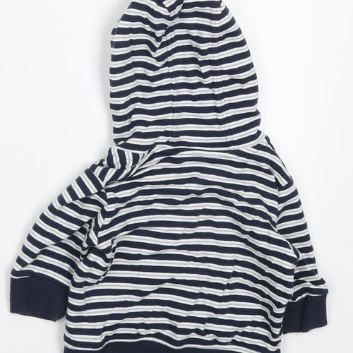 NEXT Boys Blue Striped  Jacket  Size 0-3 Months   Zip