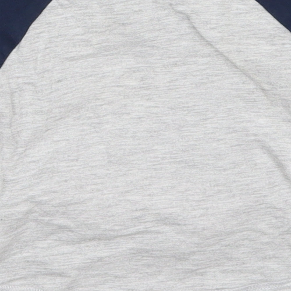 F&F Boys Multicoloured  Cotton Basic T-Shirt Size 0-3 Months Crew Neck Pullover - Monster