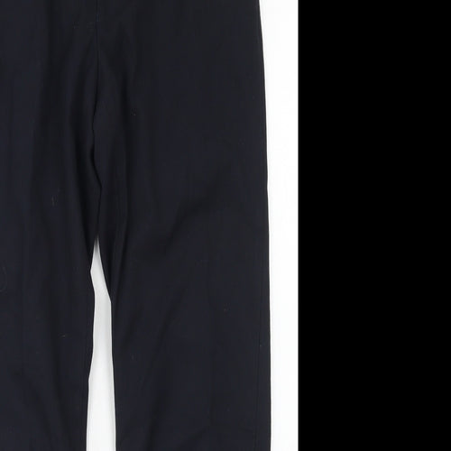 1880 Club Mens Blue  Polyester Dress Pants Trousers Size 28 in L27 in Regular Button