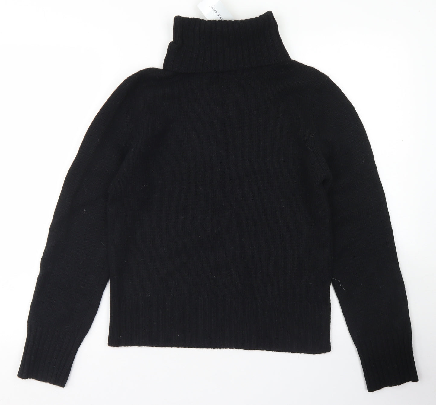 Atmosphere Womens Black Roll Neck  Wool Pullover Jumper Size 12