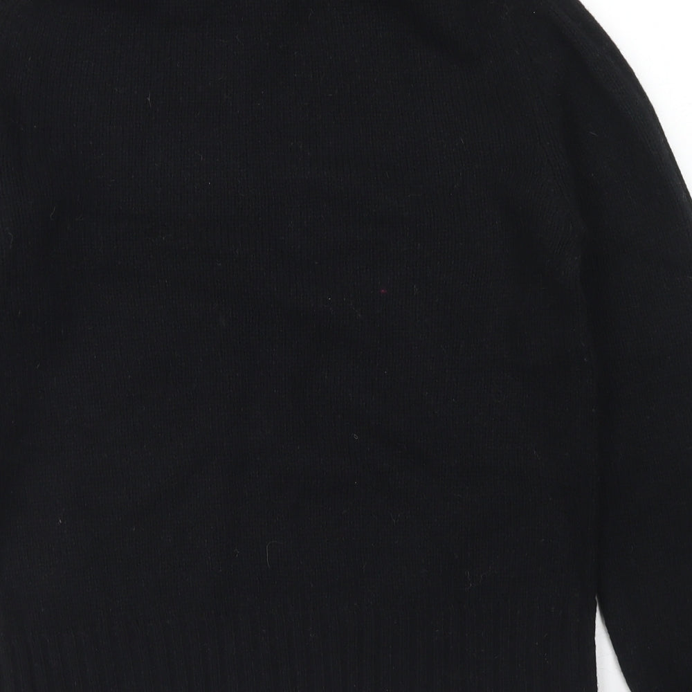 Atmosphere Womens Black Roll Neck  Wool Pullover Jumper Size 12