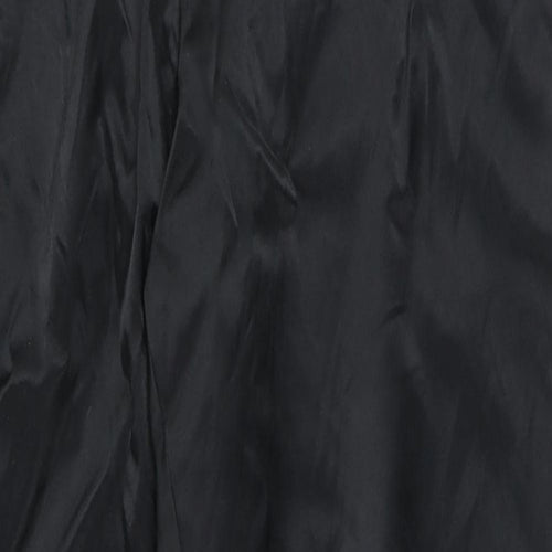 Marks and Spencer Womens Black  Nylon Trousers  Size 12 L26.5 in Regular Zip