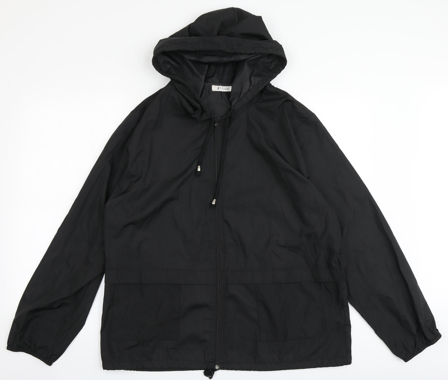Stanib Womens Black   Anorak Coat Size XL  Zip