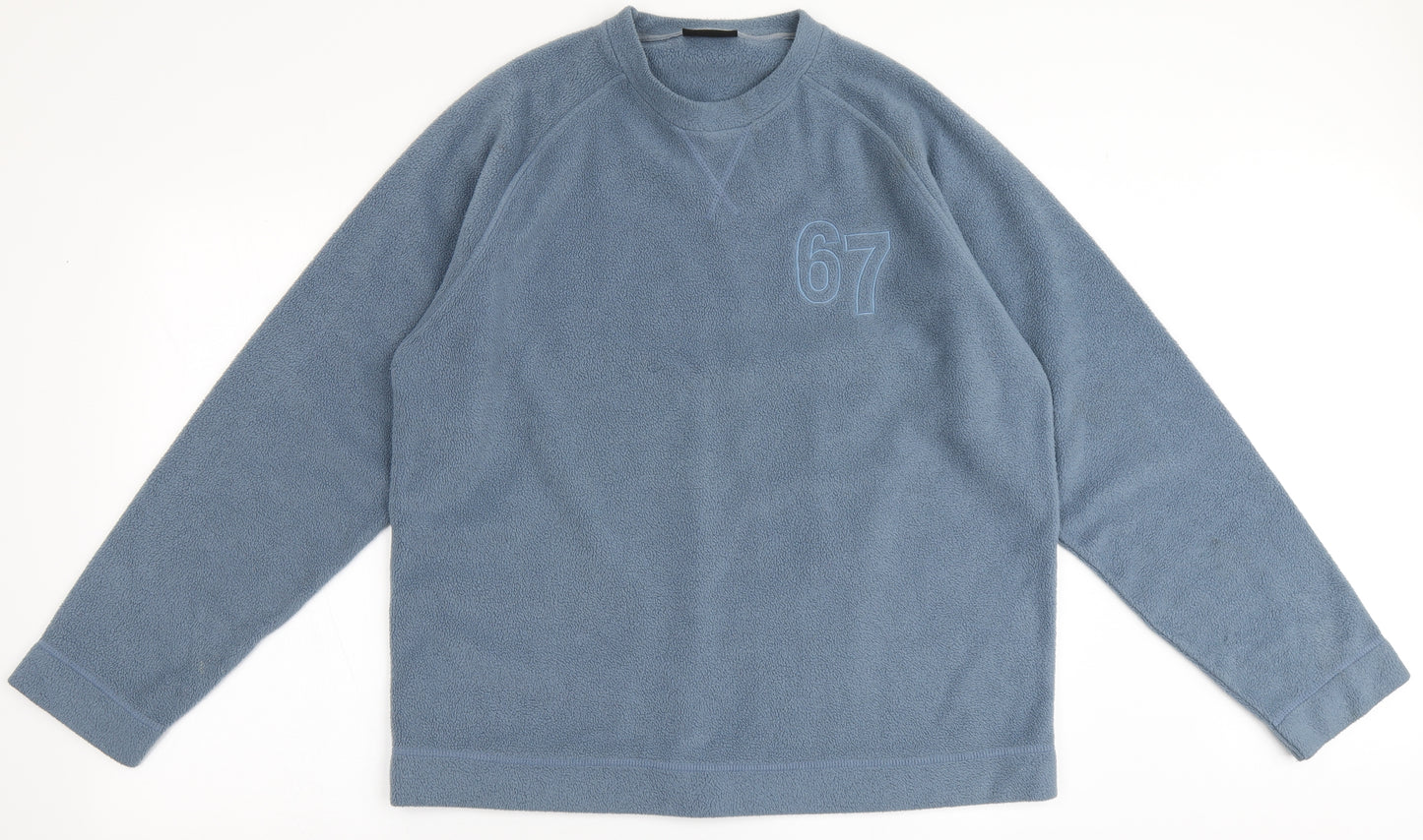 Burton Mens Blue  Polyester Pullover Sweatshirt Size L   - 67