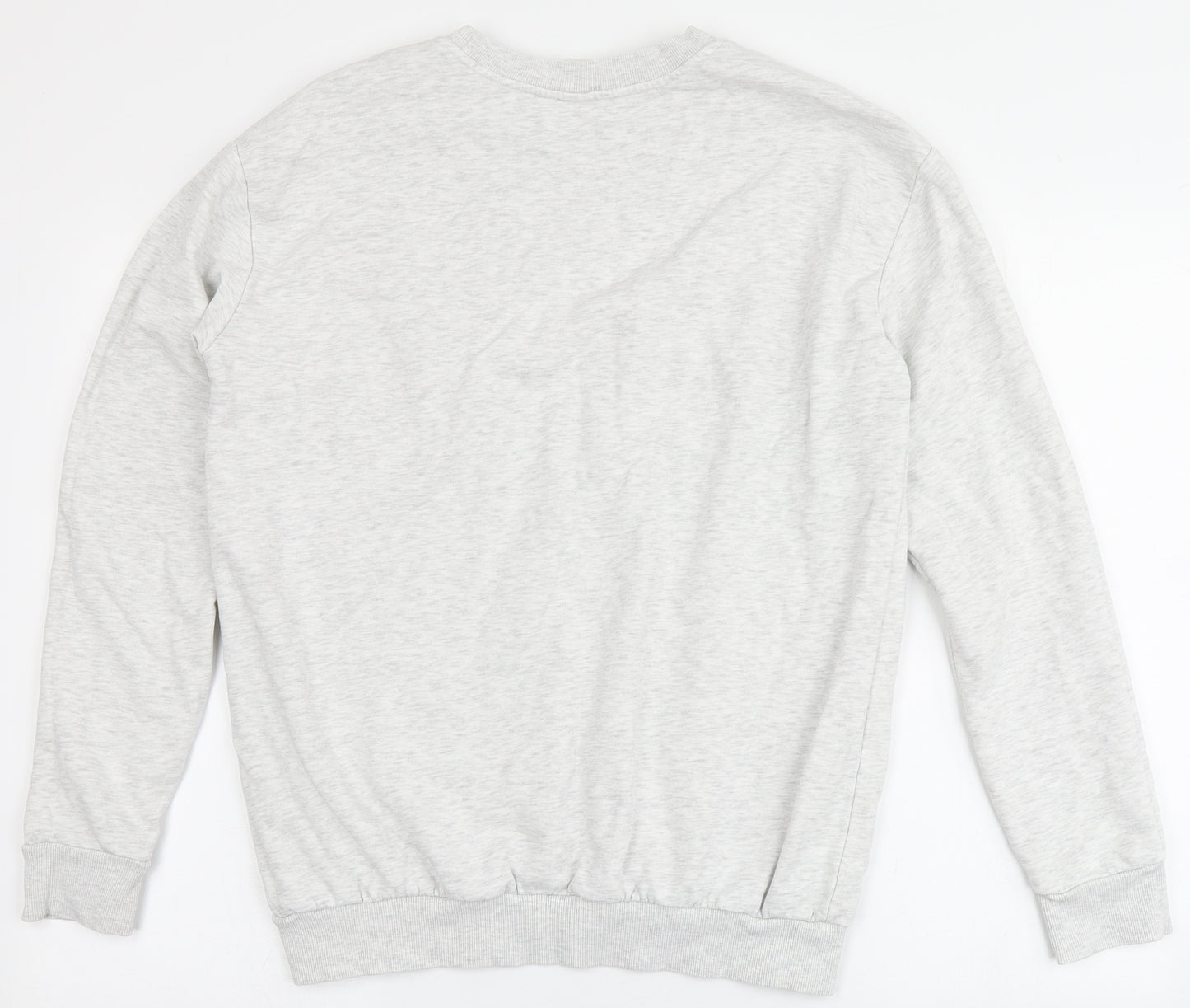 H&M Womens Grey  Cotton Pullover Sweatshirt Size S