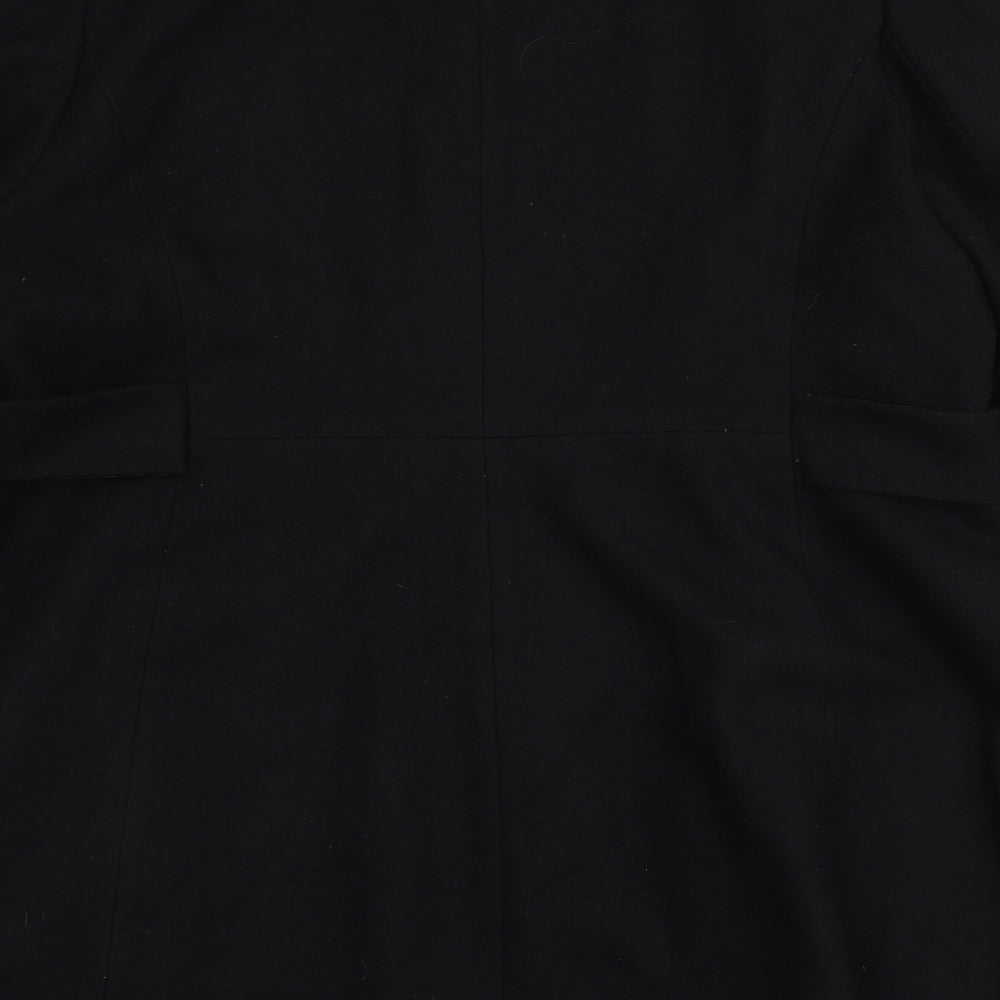 George Womens Black   Pea Coat Coat Size 20  Button