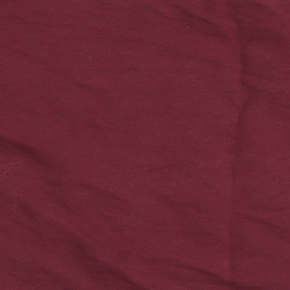 Jack Wills Womens Red  Cotton Pullover Sweatshirt Size 12   - Cropped