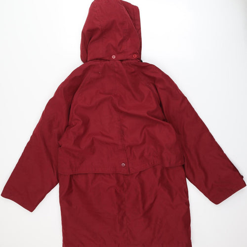 Hawshead Womens Red   Parka Coat Size 10  Zip