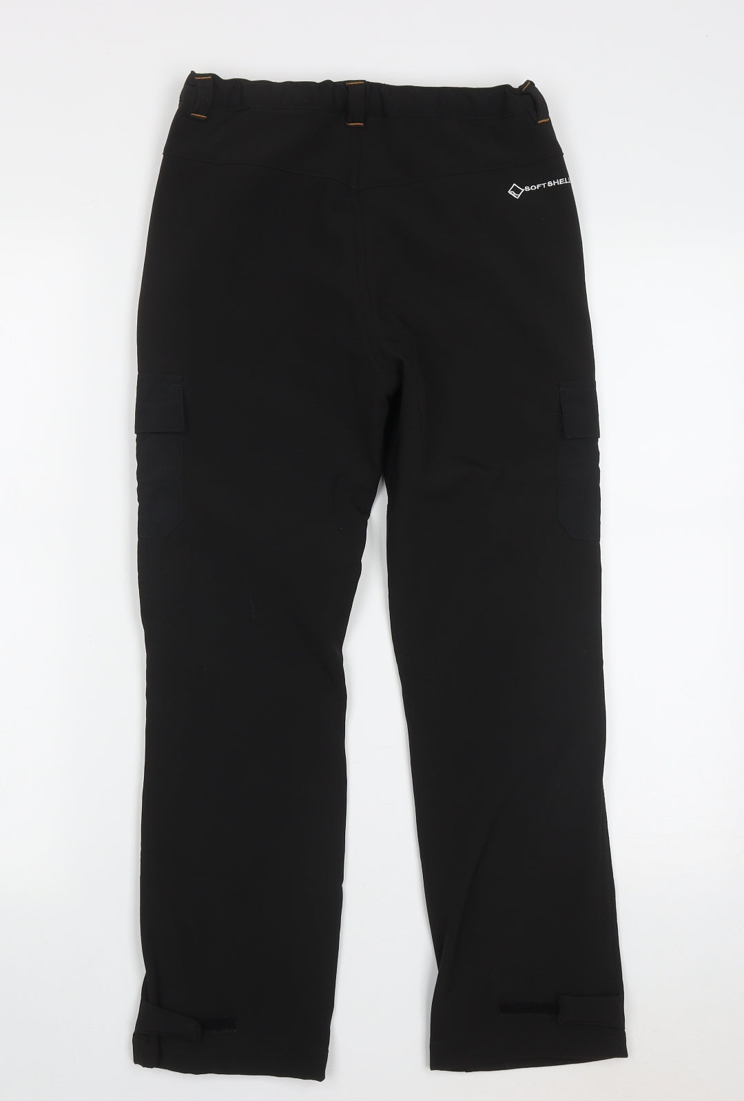 Regatta Boys Black  Polyester Cargo Trousers Size 9 Years  Regular Buckle - Soft Shell