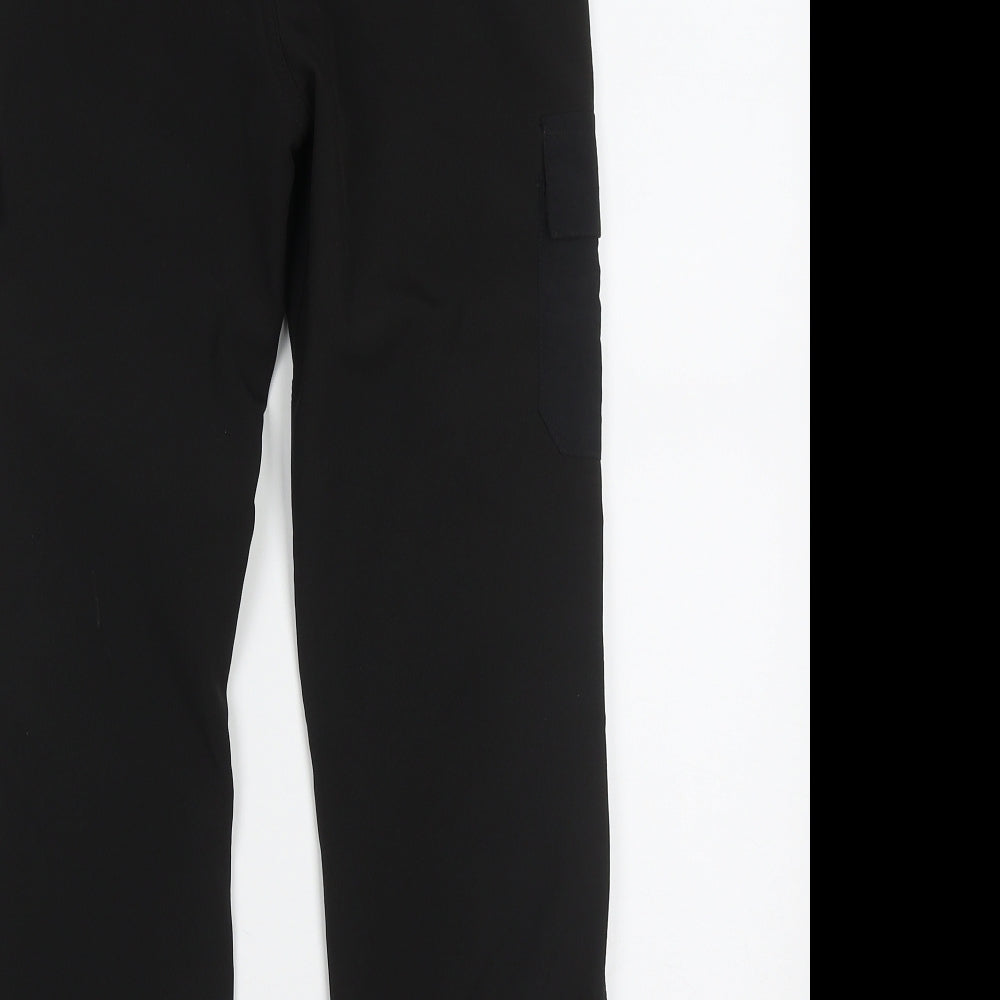 Regatta Boys Black  Polyester Cargo Trousers Size 9 Years  Regular Buckle - Soft Shell