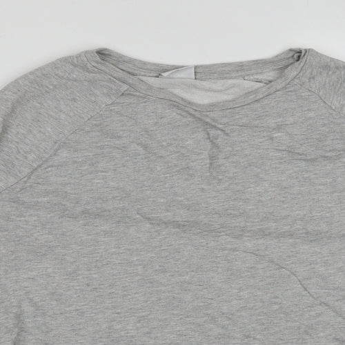 Only Womens Grey  Cotton Pullover Sweatshirt Size S  Pullover