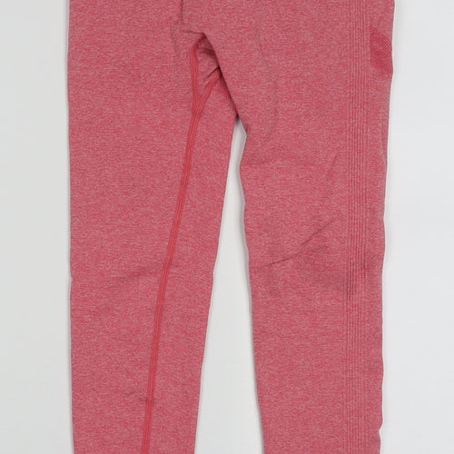 Preworn Womens Pink  Polyamide Sweatpants Leggings Size S L26 in Regular Pullover