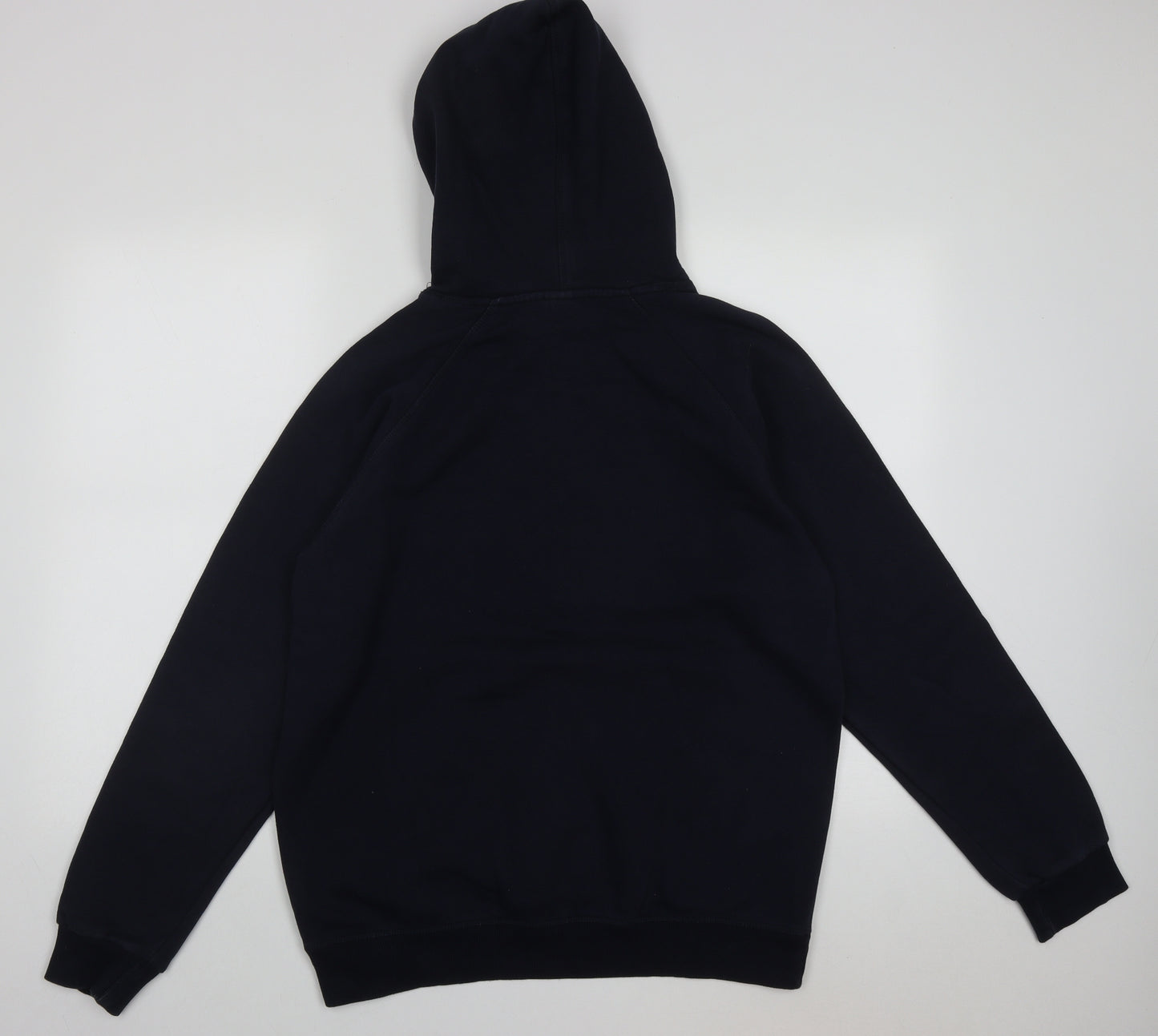 adidas Mens Blue  Cotton Pullover Hoodie Size M