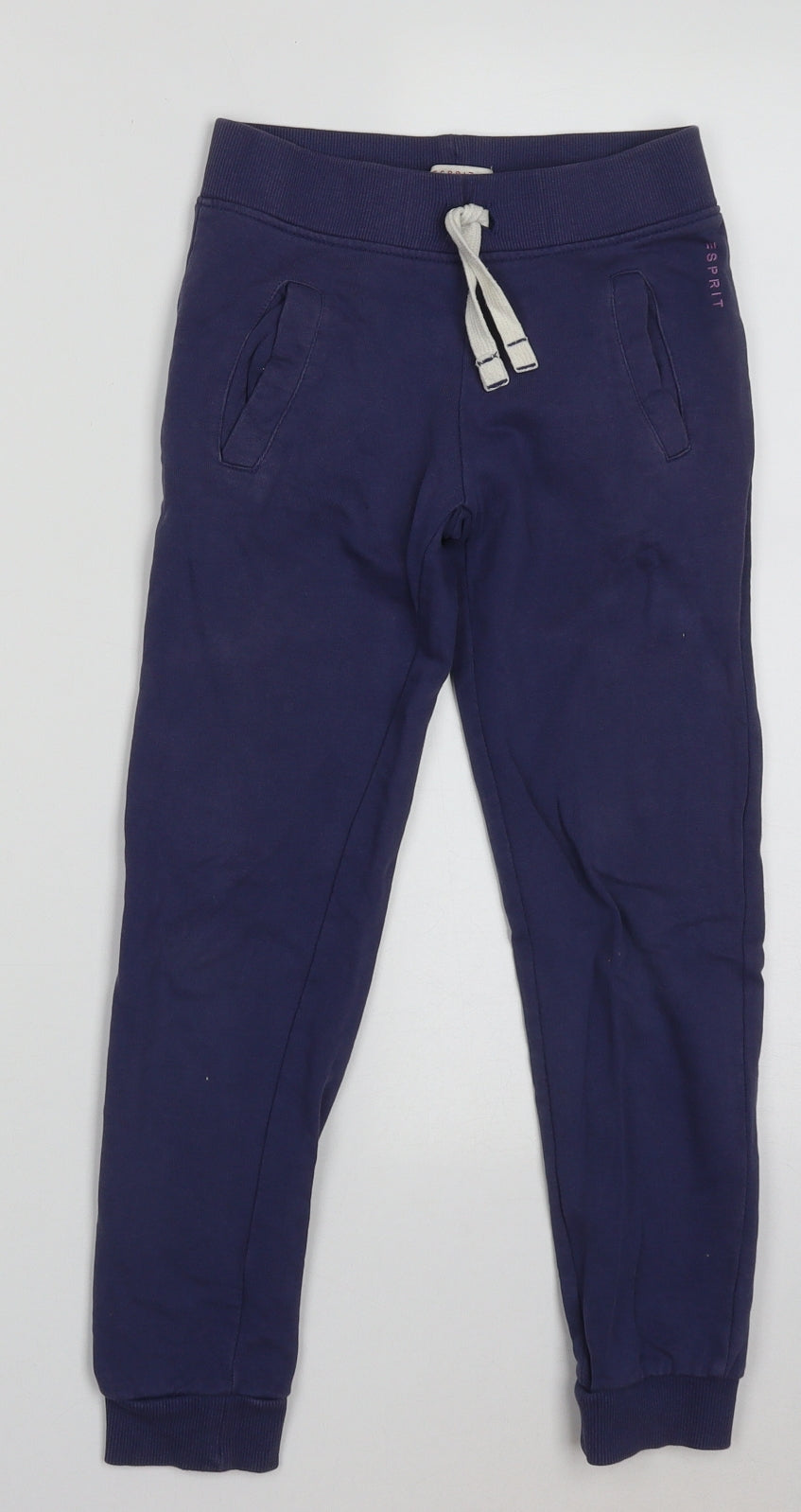 Esprit Girls Purple  Cotton Jogger Trousers Size 6-7 Years  Regular Tie