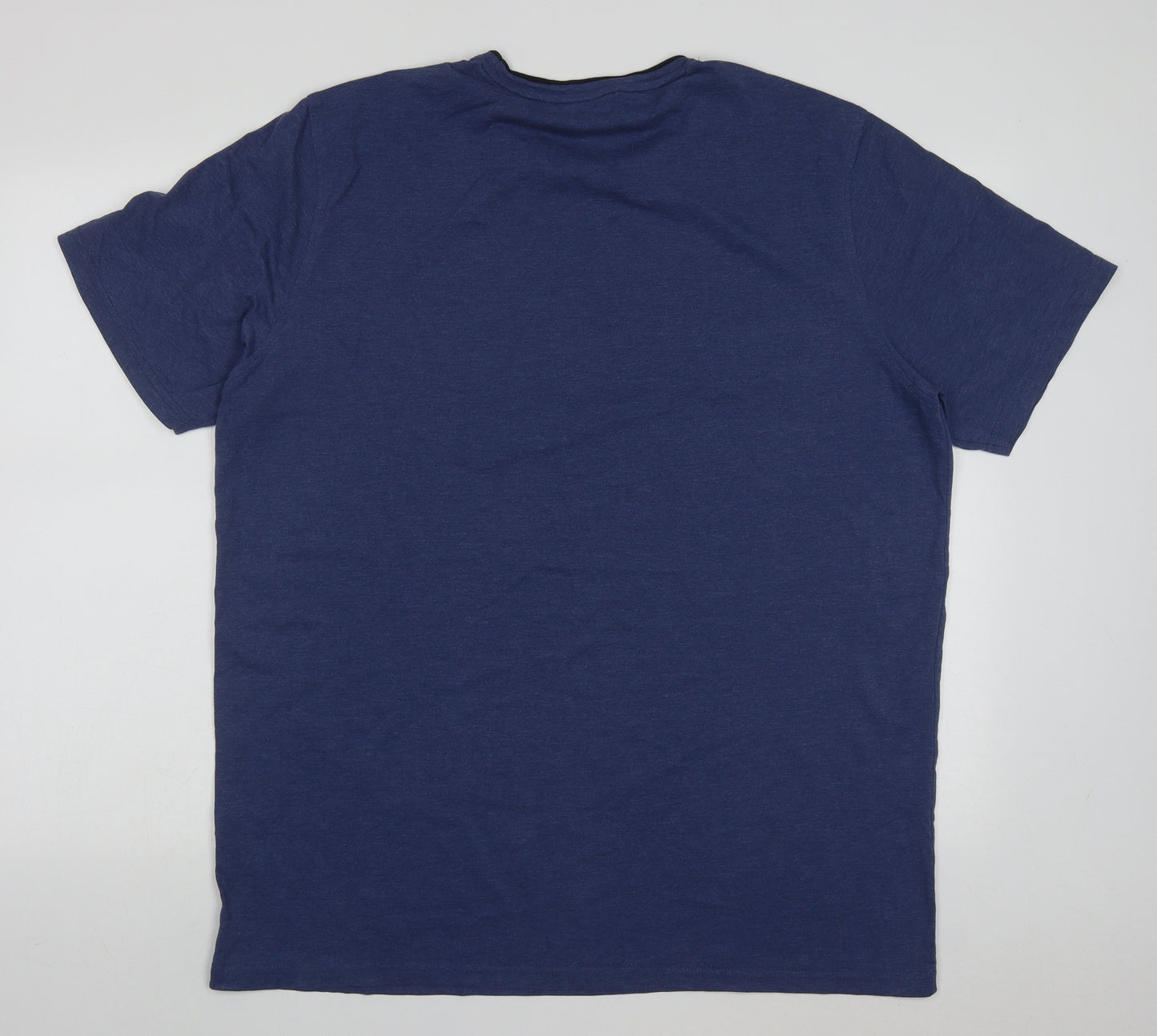 George Mens Blue  Cotton  T-Shirt Size XL Crew Neck