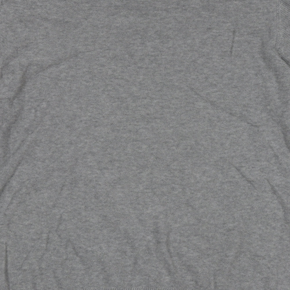 Primark Mens Grey Crew Neck  Cotton Pullover Jumper Size L