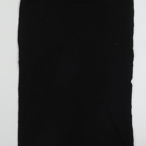 talis Womens Black  Polyester A-Line Skirt Size L