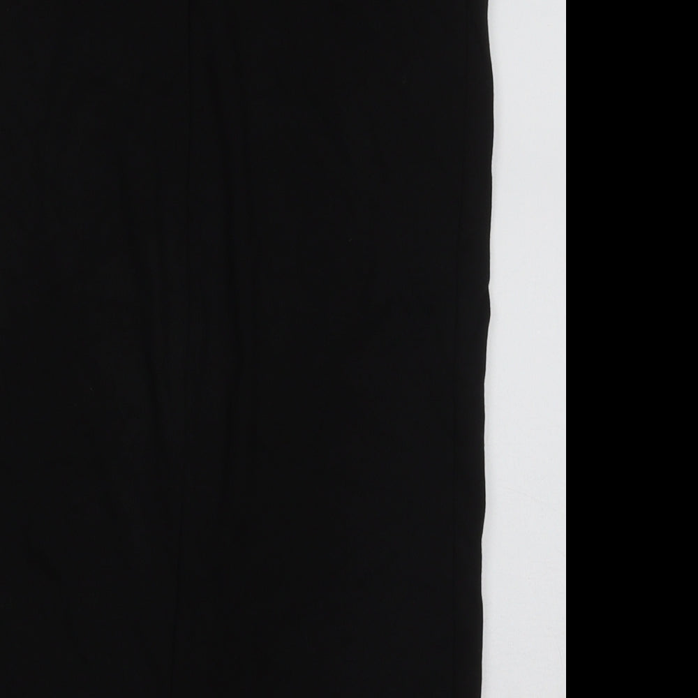 talis Womens Black  Polyester A-Line Skirt Size L