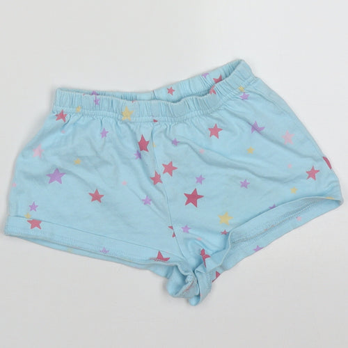 NEXT Girls Blue Geometric Cotton Cami Sleep Shorts Size 3-4 Years  Pullover - star pattern