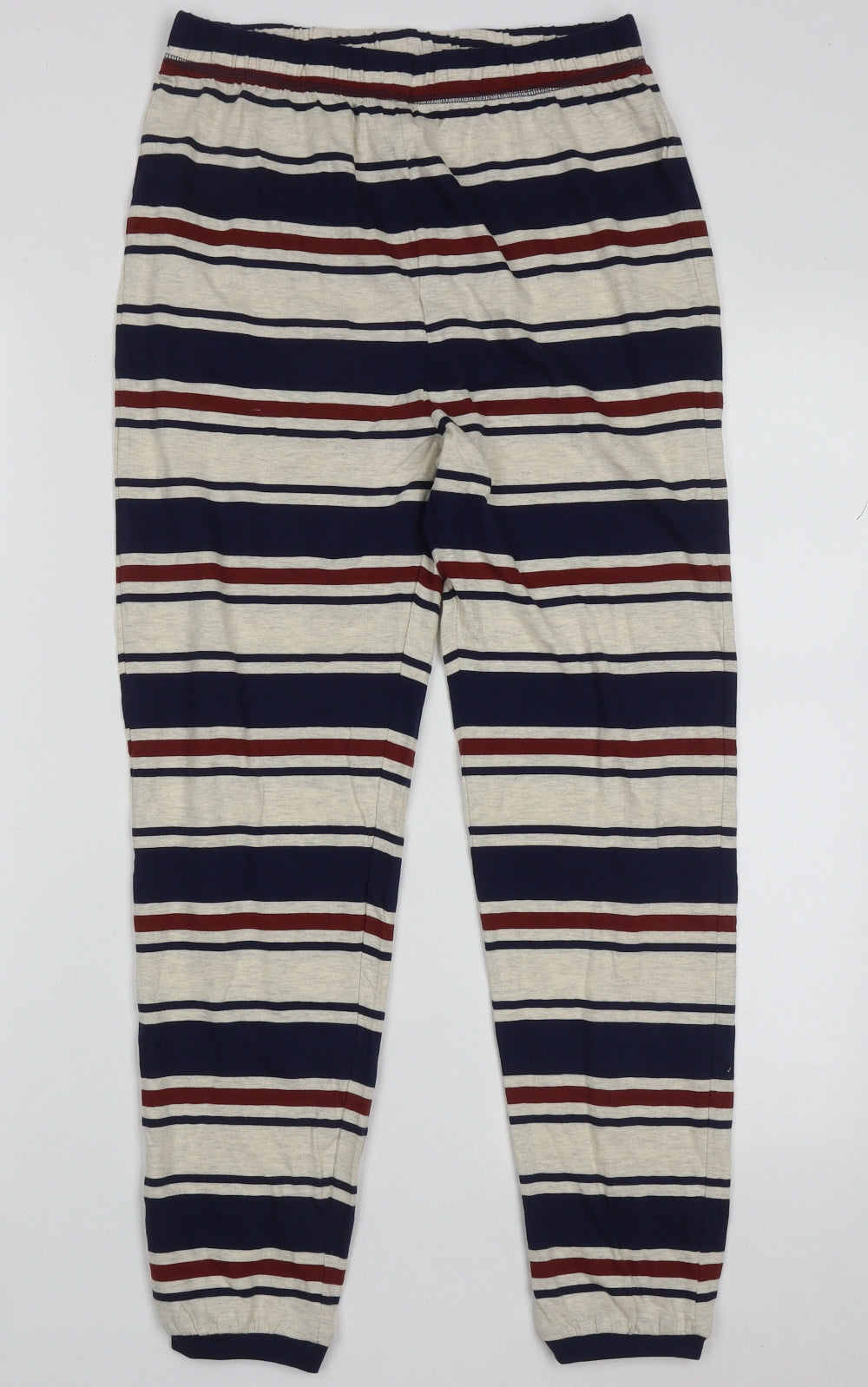 George Boys Multicoloured Striped Cotton  Pyjama Pants Size 12-13 Years  Pullover