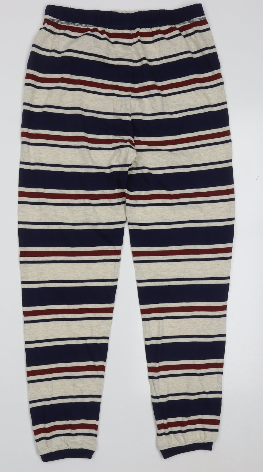 George Boys Multicoloured Striped Cotton  Pyjama Pants Size 12-13 Years  Pullover