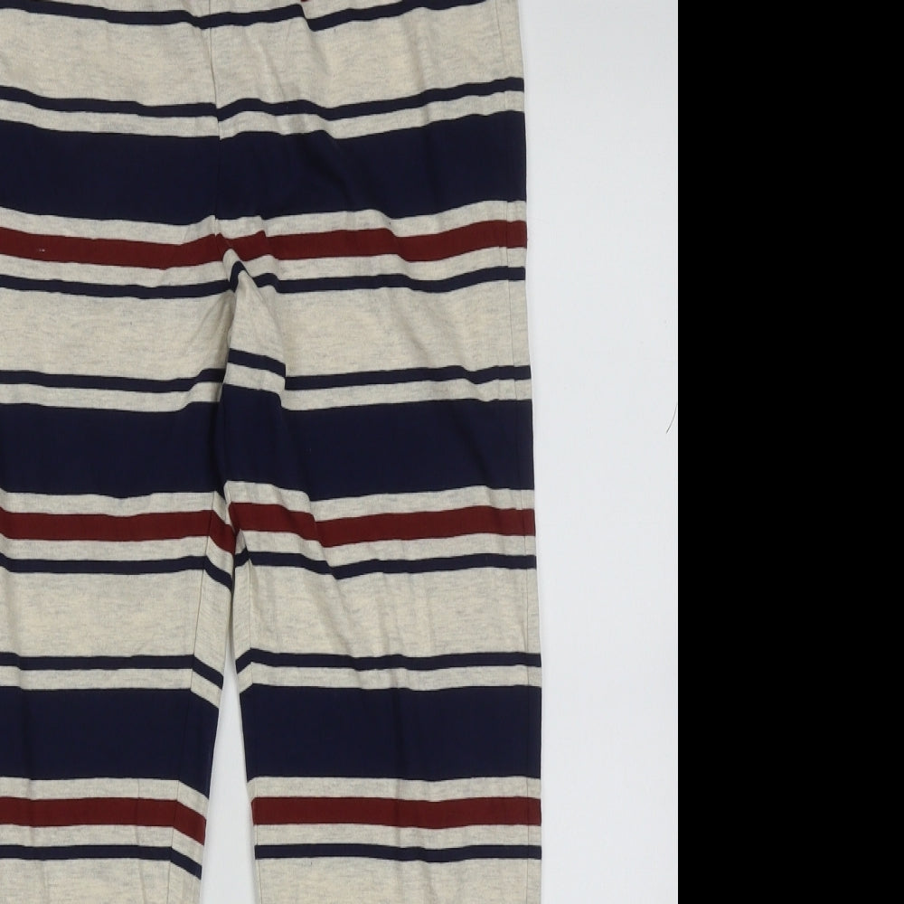 George Boys Multicoloured Striped Cotton  Pyjama Pants Size 12-13 Years  Pullover