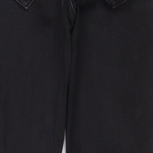 ASOS Womens Black  Cotton Skinny Jeans Size 8 L24 in Regular