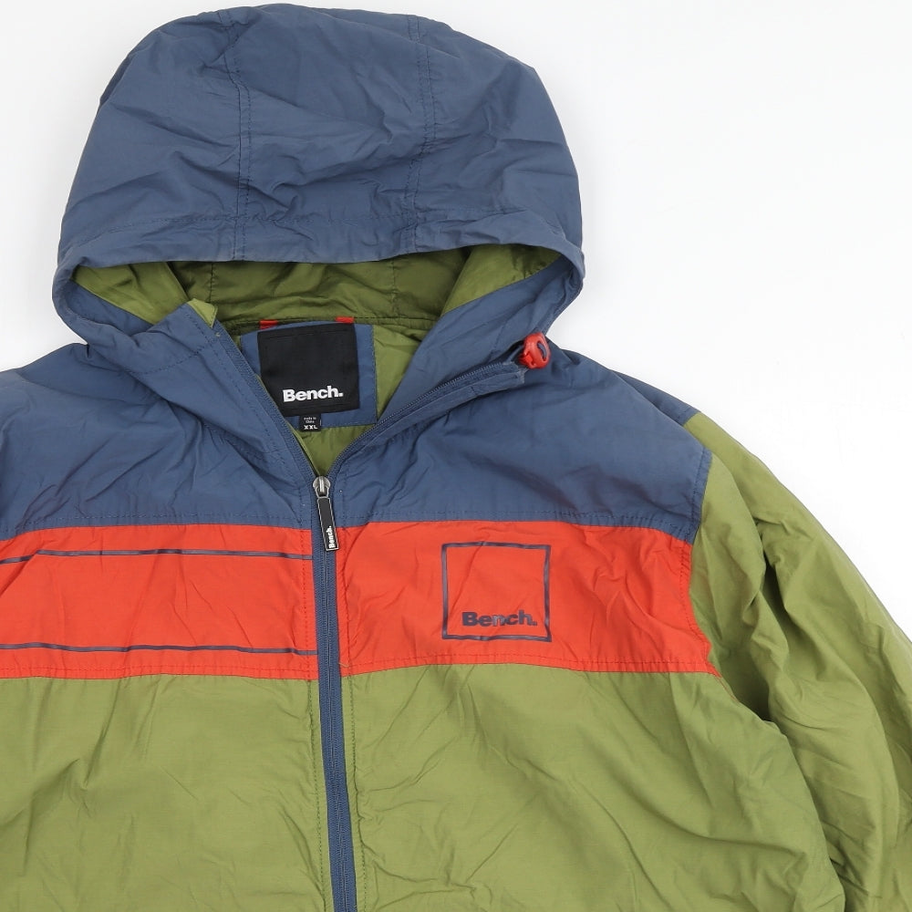 Bench Mens Green   Jacket  Size 2XL  Zip