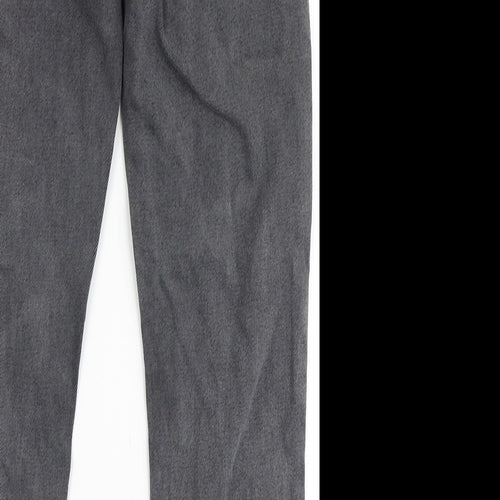River Island Girls Black  100% Cotton Straight Jeans Size 11 Years  Regular Zip - MOM FIT