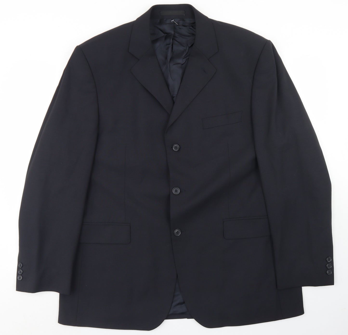 Burton Mens Blue  Polyester Jacket Blazer Size 44
